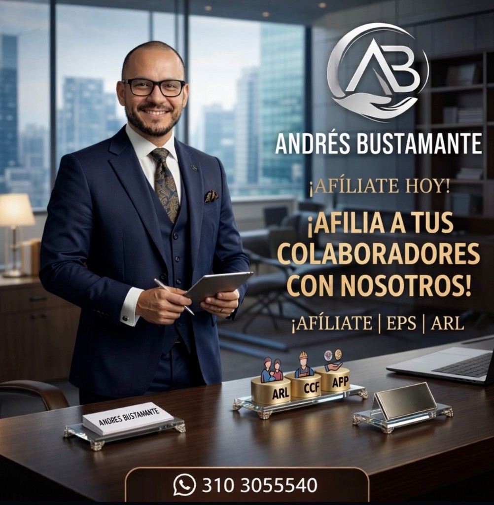 Afiliación de colaboradores: EPS, ARL y seguridad social para empresas